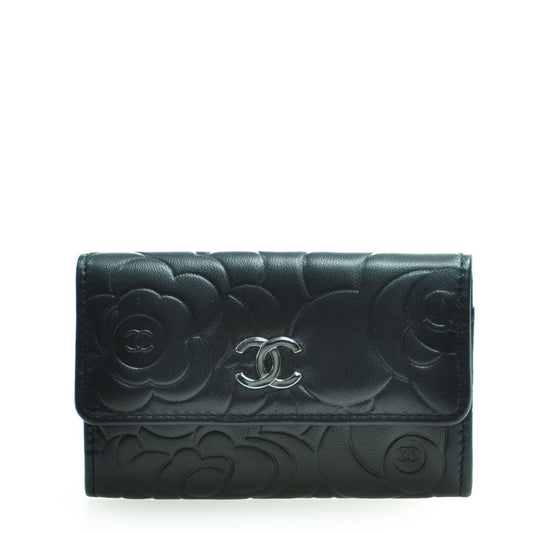 Chanel Short Button Wallet A50088BLKSS 1480