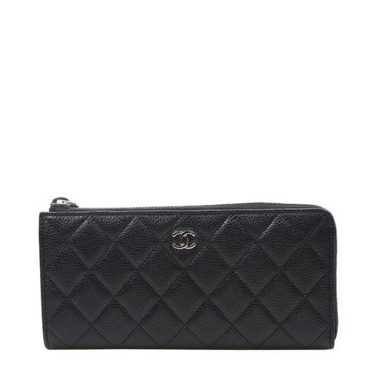 Chanel Long Zipper Wallet A68778CBLK 1730