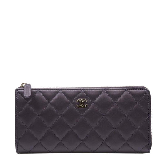 Chanel Long Zipper Wallet A68778PURGP 1670