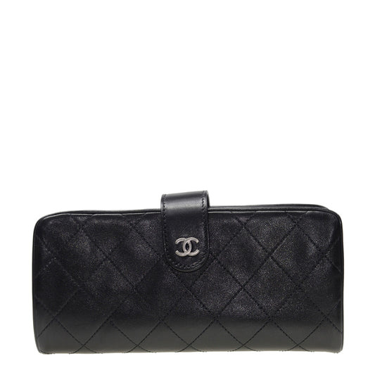 Chanel Long Button Wallet A69291LBLK 1842