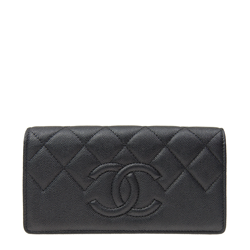 Chanel Long Fold Wallet A70008CDSIL 4250