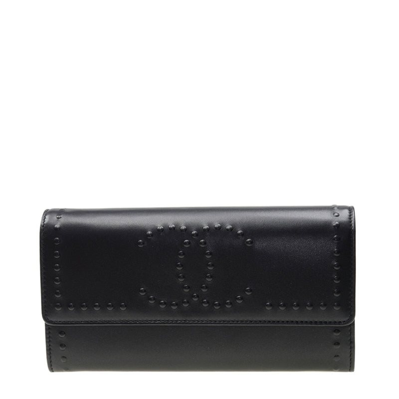 Chanel Long Button Wallet A80005LBLK 1388