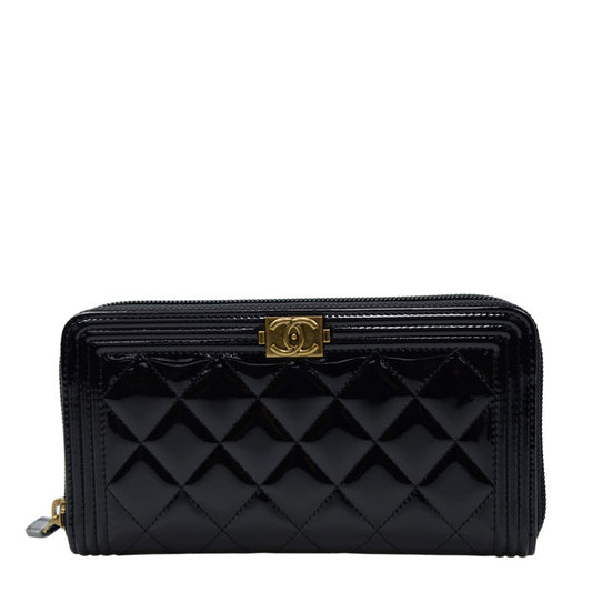 Chanel Long Zipper Wallet A80288VBLKGP 2431