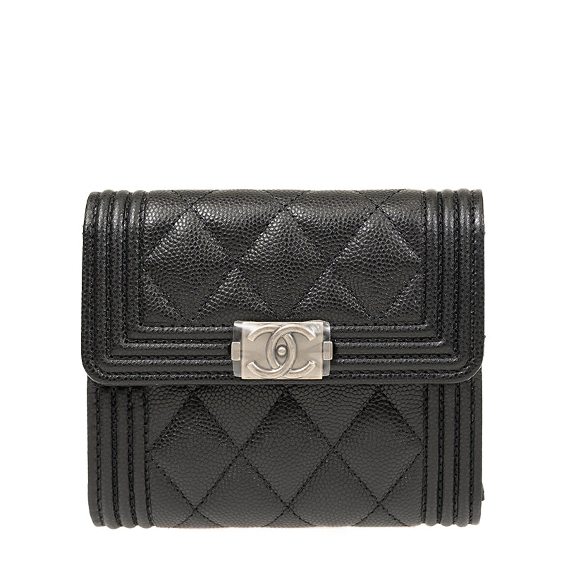 Chanel Short Button Wallet A80734CBLKSS 1132