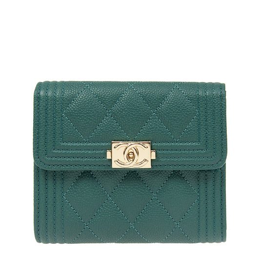 Chanel Short Lock Wallet A80734CGRNGP 2818