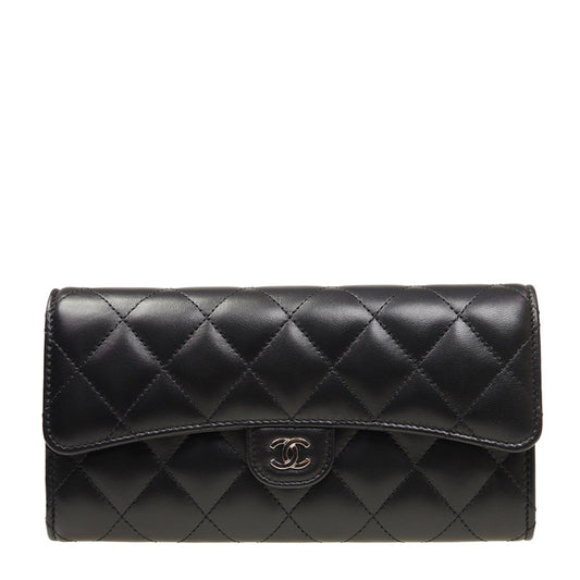 Chanel Long Button Wallet A80758LBLK 5218