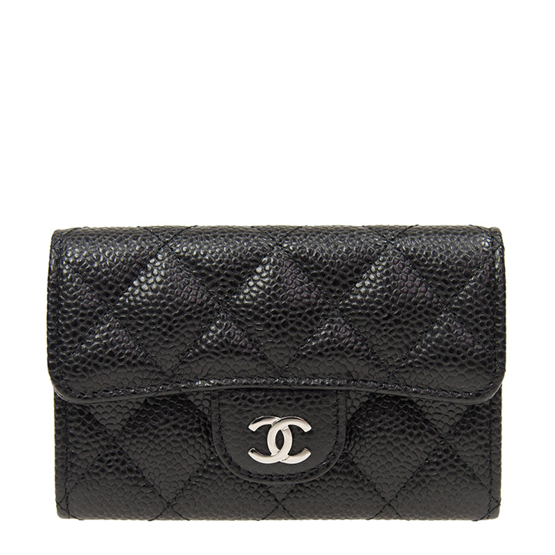 Chanel Short Button Wallet A80799CBLKGP 16172