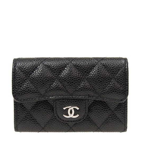 Chanel Short Button Wallet A80799CBLKGP 16172