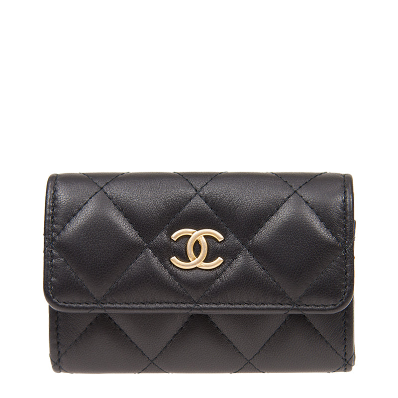 Chanel Card Holder AP0036BLKGP 8898