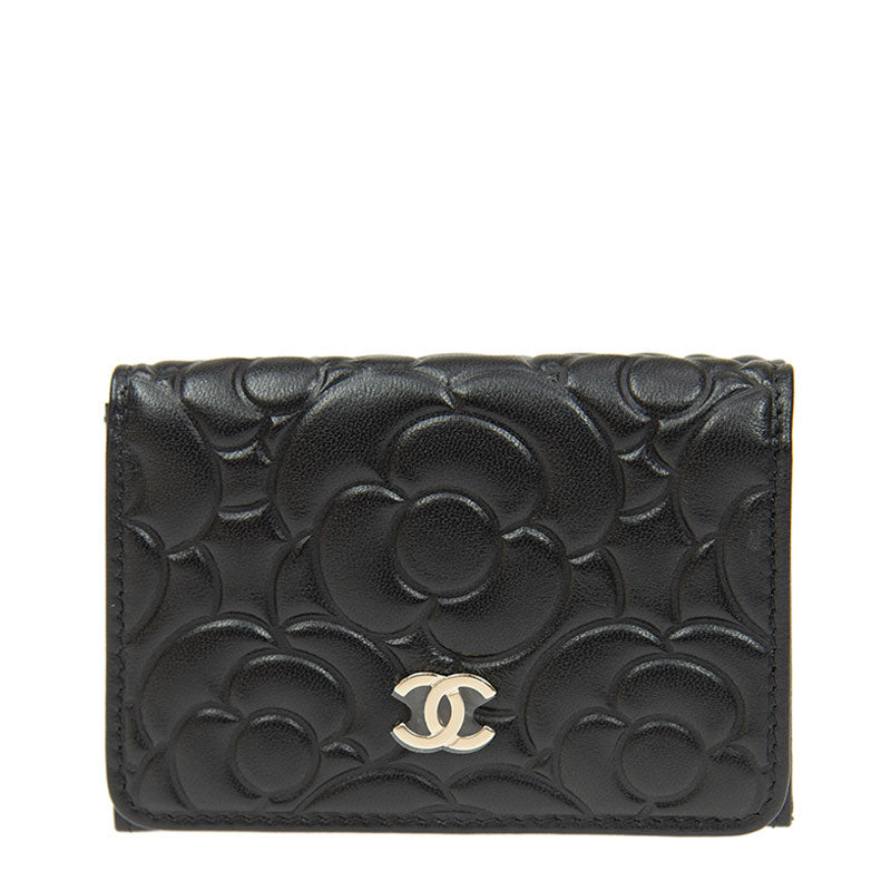 Chanel Short Button Wallet AP0116LBLKGP 2578