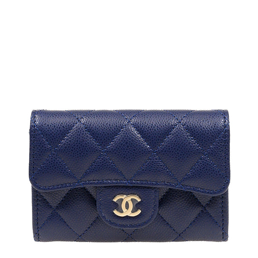 Chanel Short Button Wallet AP0214CBLUEGP 1767