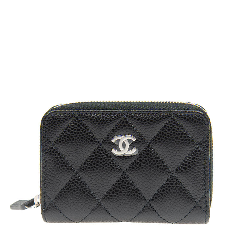 Chanel Short Zipper Wallet AP0216CBLKSS 5050