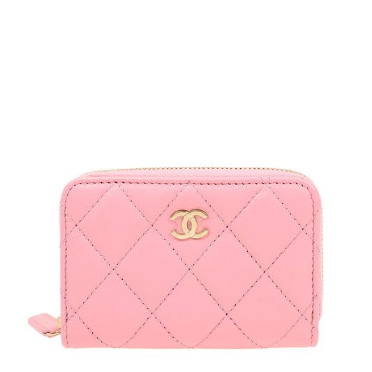 Chanel Short Zipper Wallet AP0216LPINKGP 1619