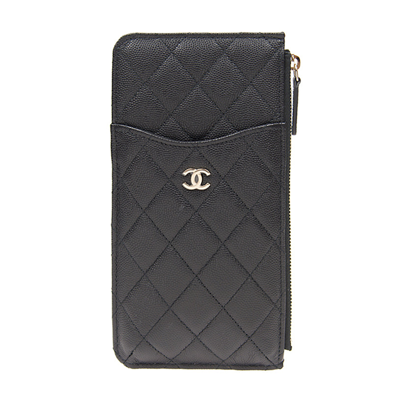Chanel Long Zipper Wallet AP0225CBLKGP 5941