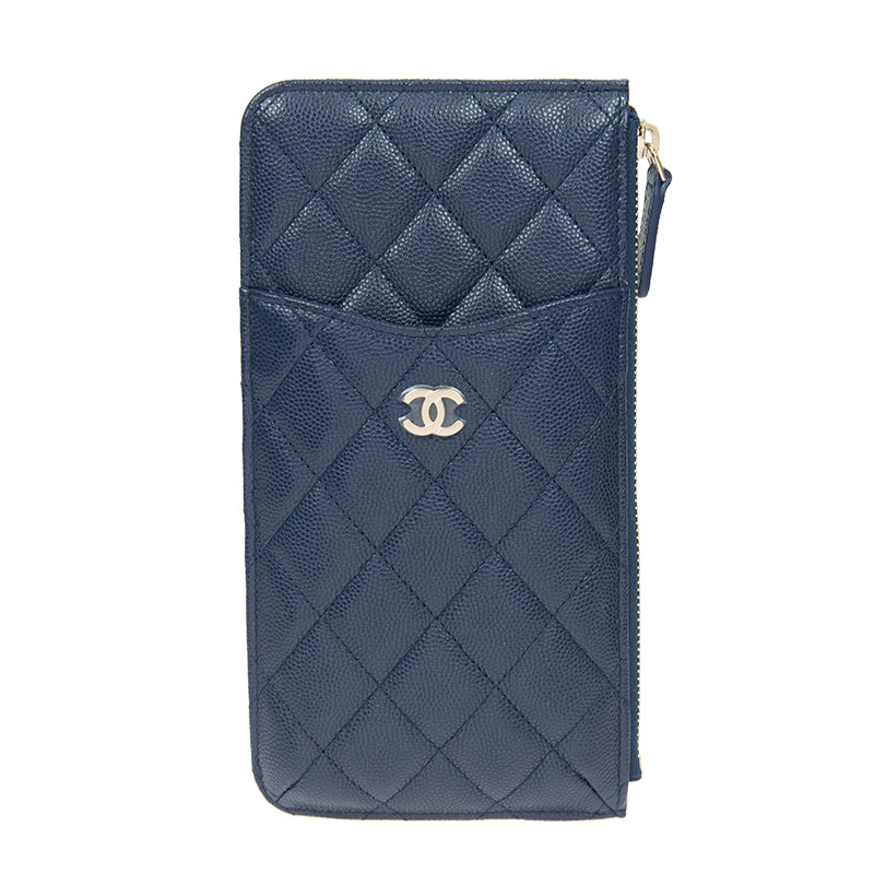 Chanel Long Zipper Wallet AP0225CBLUEGP 2354