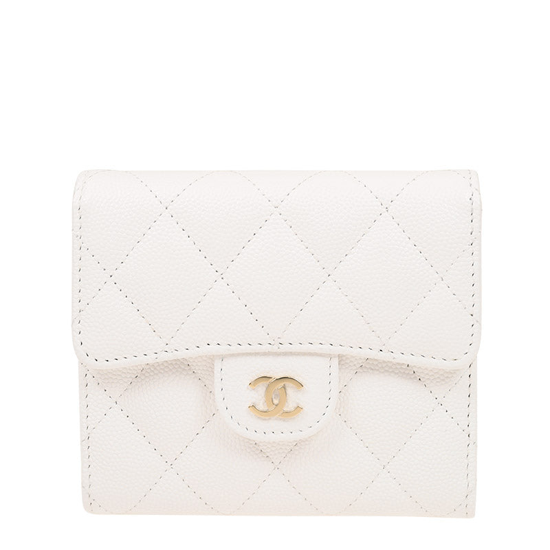 Chanel Short Button Wallet AP0231CWHTGP 1722