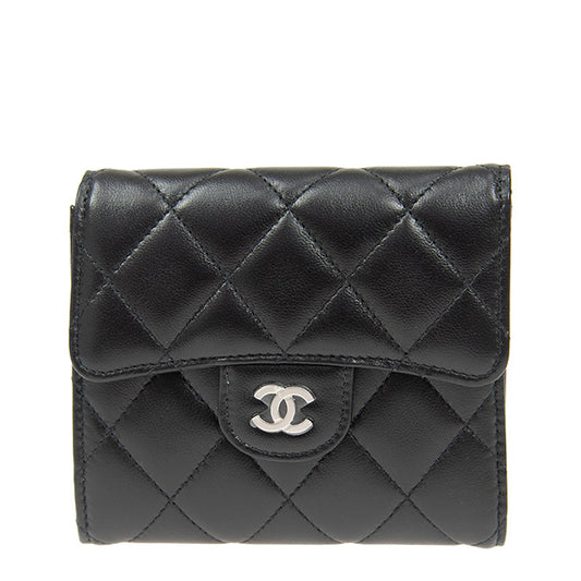 Chanel Short Button Wallet AP0231LBLKSS 1731