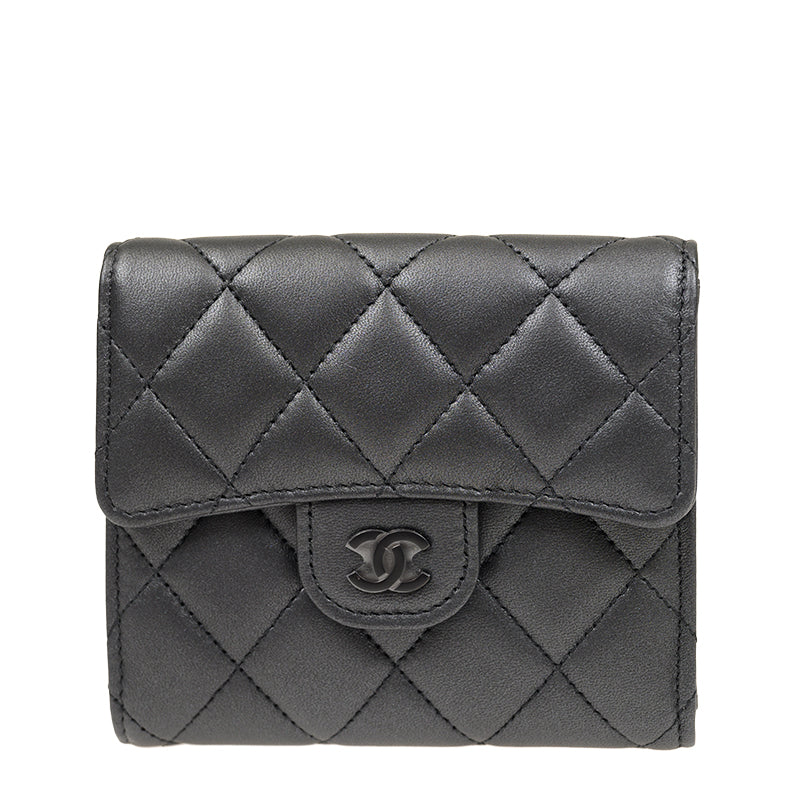 Chanel Short Button Wallet AP0231LMEBLKBLK 2710