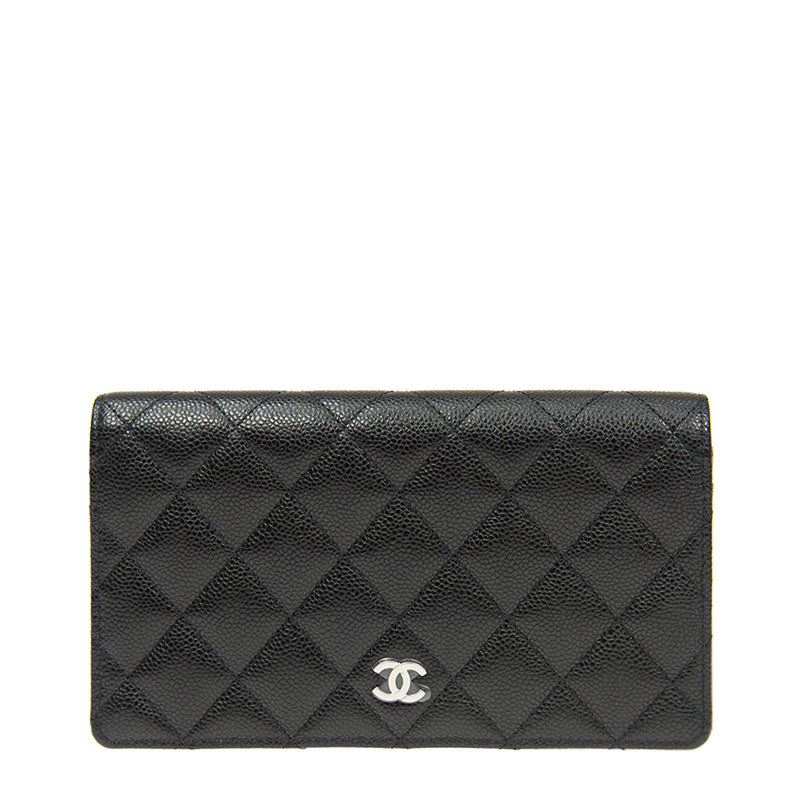 Chanel Long Button Wallet AP0233CBLKSS 2751