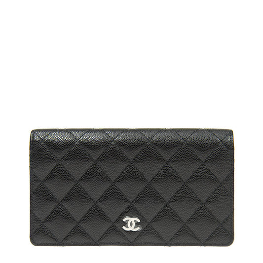Chanel Long Button Wallet AP0233CBLKSS 2751