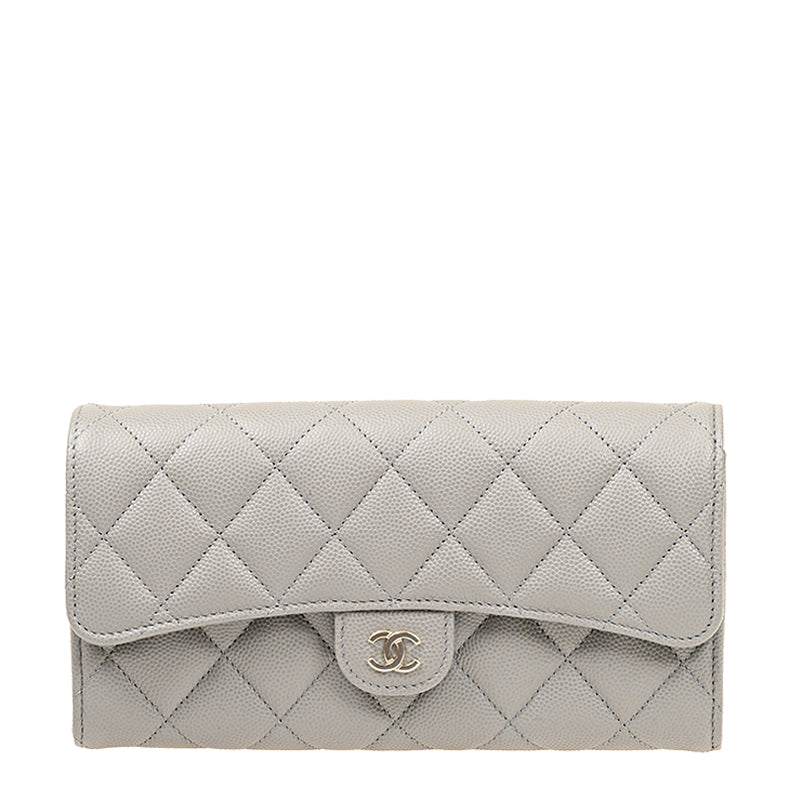 Chanel Long Button Wallet AP0241CGYGP 2577