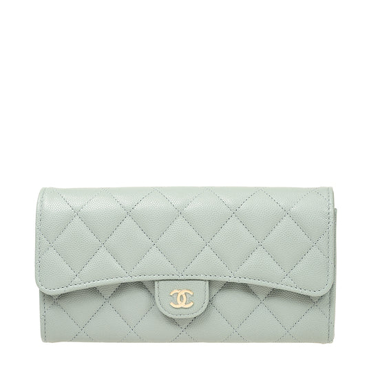 Chanel Long Button Wallet AP0241CLAGGP 1654
