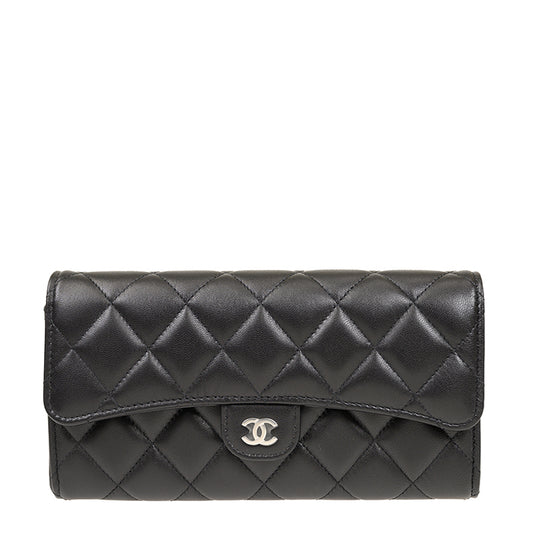 Chanel Long Button Wallet AP0241LBLKSS 1315