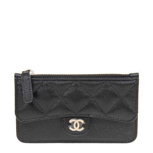 Chanel Long Zipper Wallet AP0767CBLKGP 4719