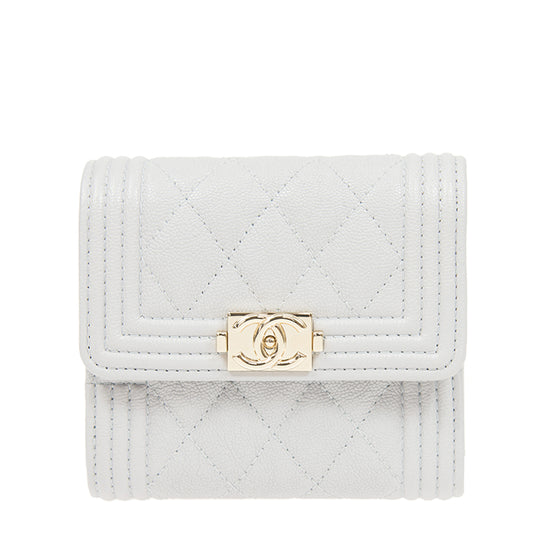 Chanel Short Lock Wallet AP0814CGREYGP 4789