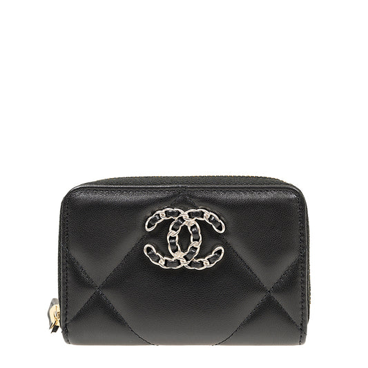 Chanel Short Zipper Wallet AP0949LBLKSS 1354