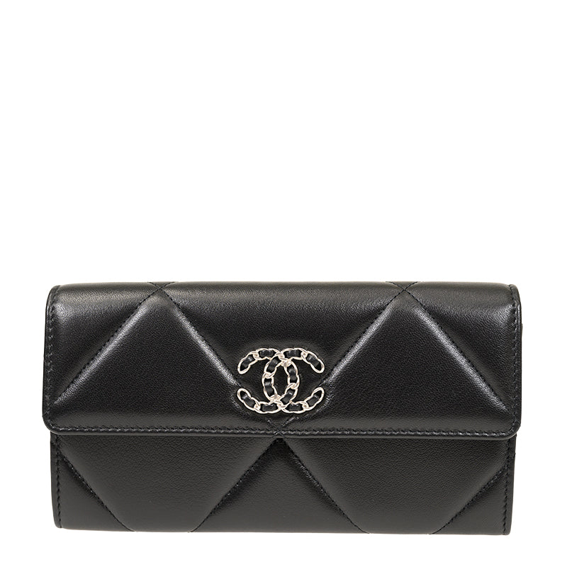Chanel Long Button Wallet AP0955LBLKSS 1555