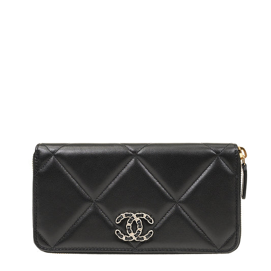 Chanel Long Zipper Wallet AP1063LBLKSS 1649