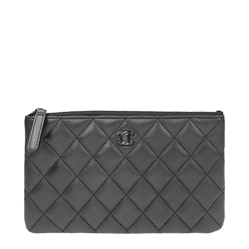 Chanel Long Compact Wallet AP1071LDGYBLK 1275