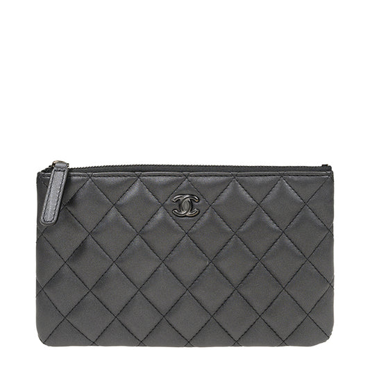 Chanel Long Compact Wallet AP1071LDGYBLK 1275