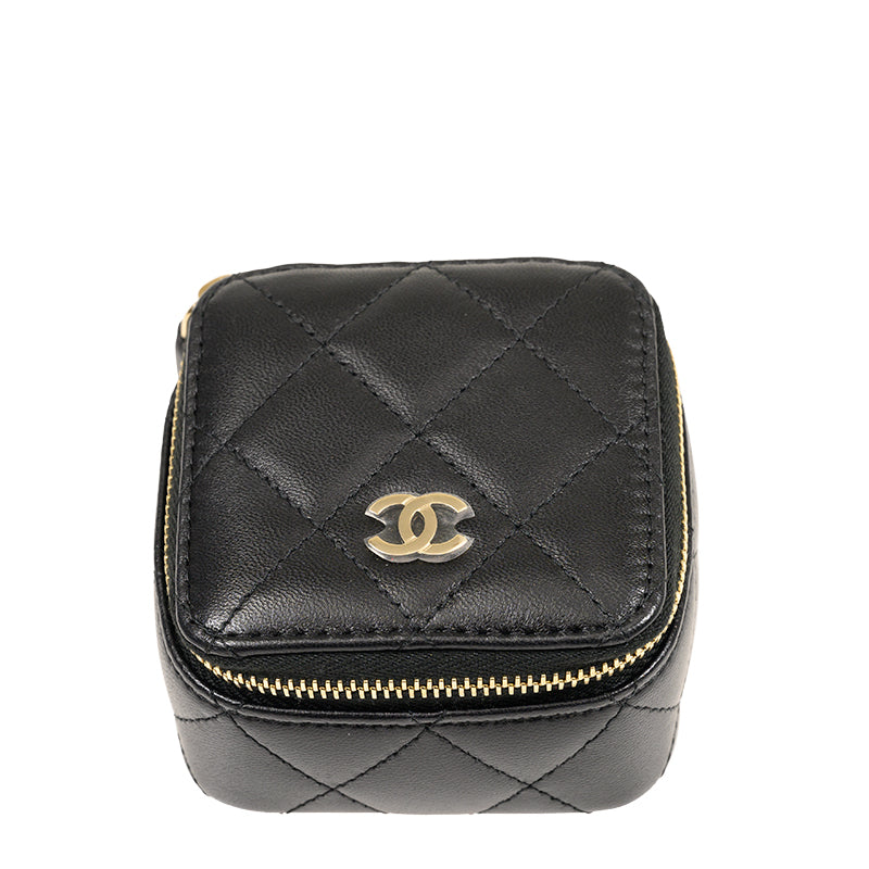 Chanel Short Zipper Wallet AP1168LBLKGP 863