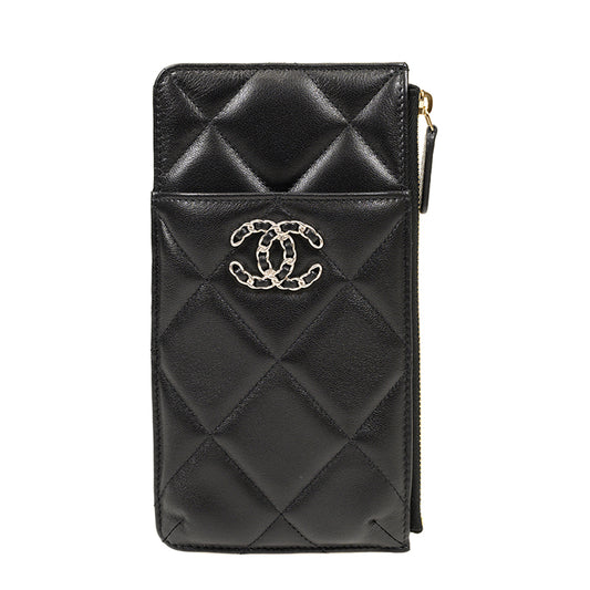 Chanel Long Compact Wallet AP1182LBLKSS 3181