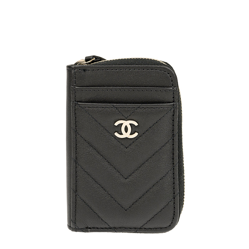 Chanel Short Zipper Wallet AP1650CBLKSS 4091