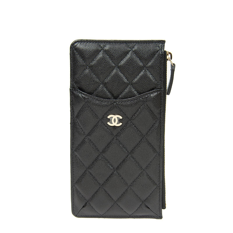 Chanel Long Zipper Wallet AP1652CBLKGP 5009