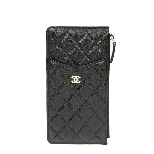 Chanel Long Zipper Wallet AP1652CBLKGP 5009