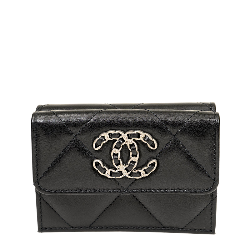Chanel Short Button Wallet AP1789LBLKSS 4345