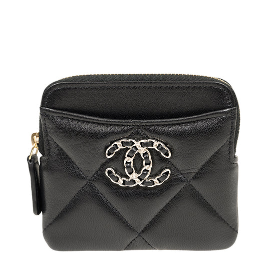 Chanel Short Zipper Wallet AP2086LBLKSS 2774
