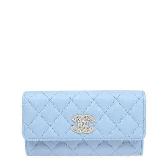 Chanel Long Button Wallet AP2739CLBLUSS 1803