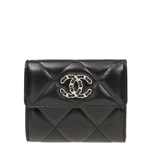 Chanel Short Button Wallet AP2809LBLKSS 2800