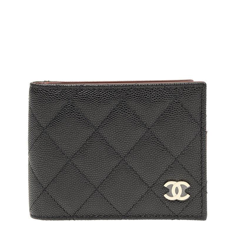 Chanel Short Fold Wallet AP3070CBLKGP 2637