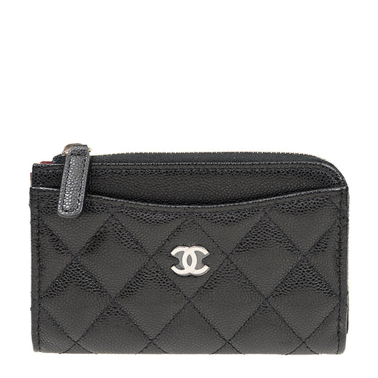 Chanel Short Zipper Wallet AP3179CBLKSS 1335