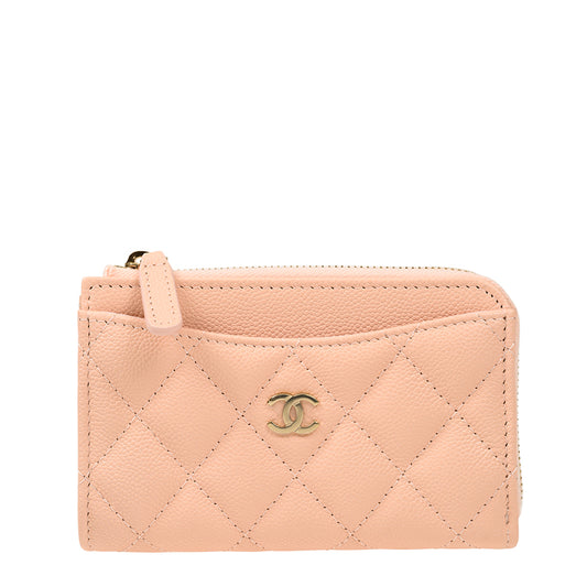 Chanel Short Zipper Wallet AP3179CLPINKGP 1123