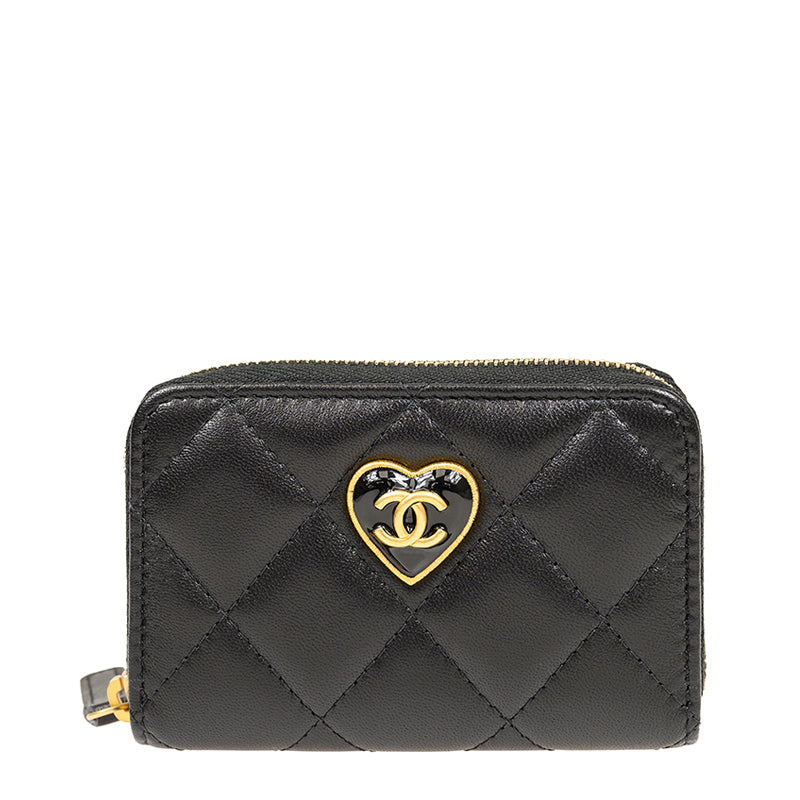Chanel Short Zipper Wallet AP3294LBLKGP 1426