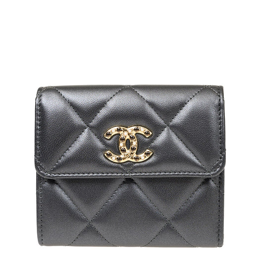 Chanel Short Button Wallet AP3328LDGYGP 1298