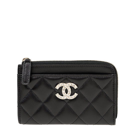 Chanel Short Zipper Wallet AP3992LBLKSS 1791