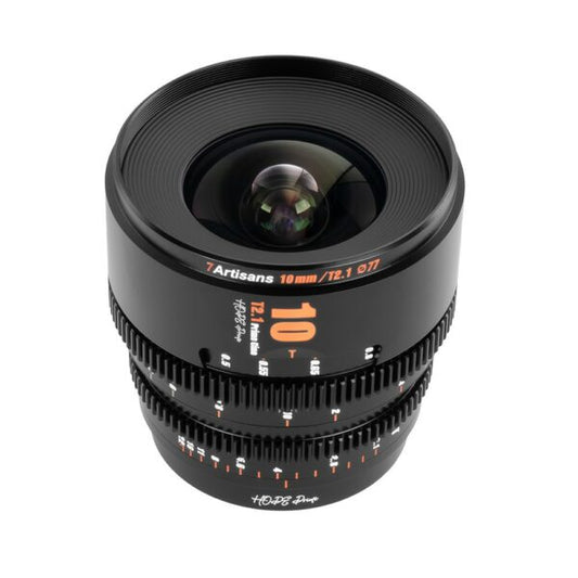 7artisans 10mm T2.1 Cine Lens (Fuji X-Mount / Black)